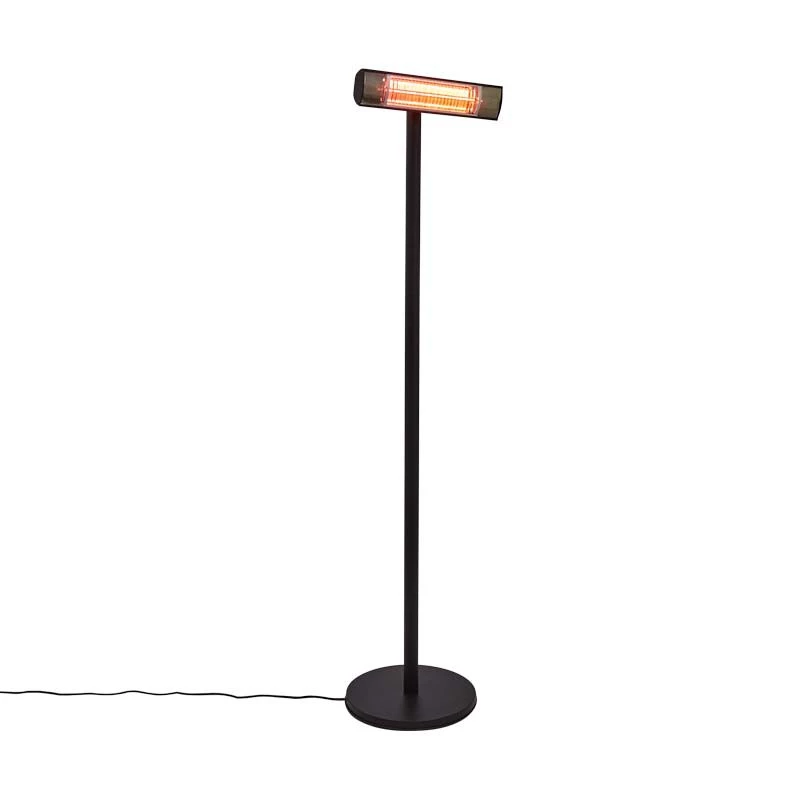 Golvvärmare golvmodell 1500 W, GT, svart Hortus | Etanolkamin-shop.se | Fristående elektrisk terrassvärmare