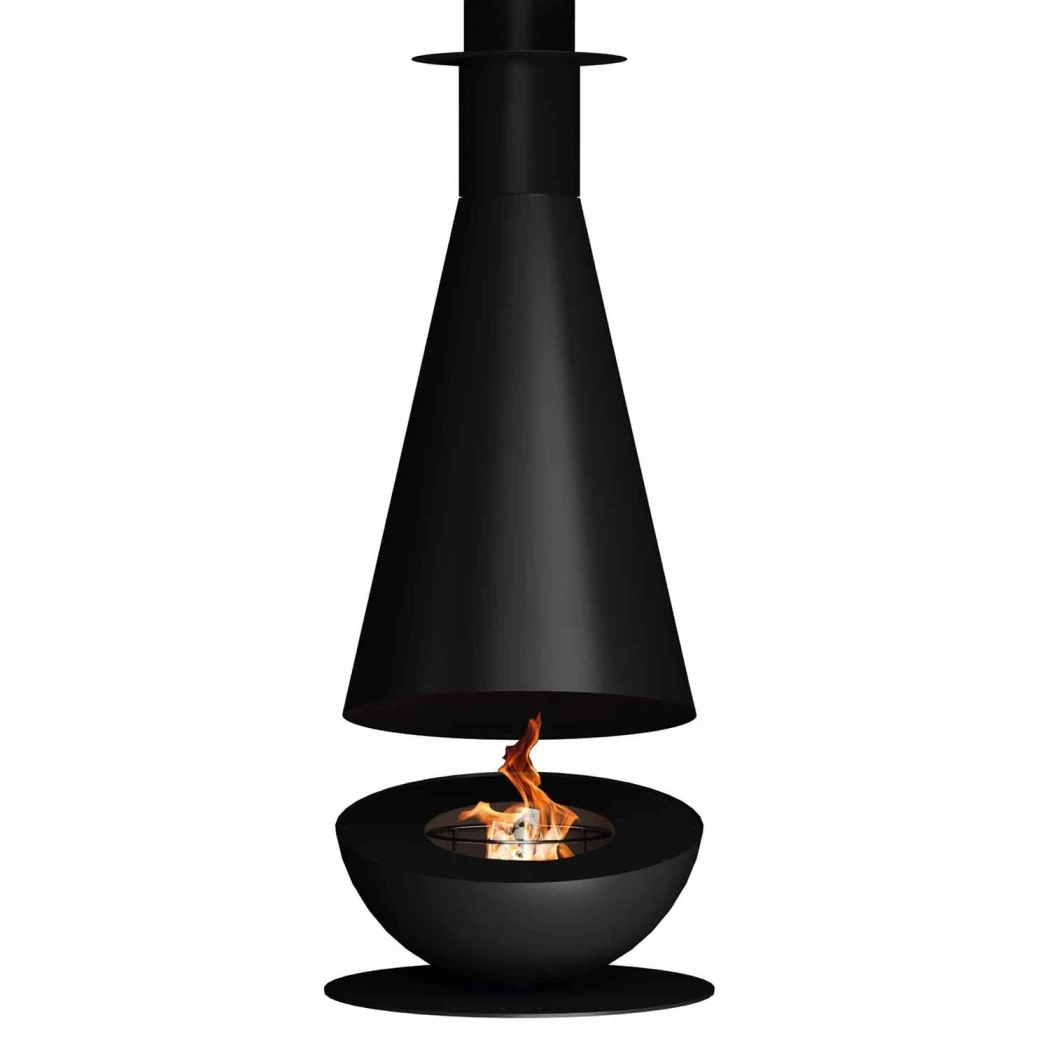 Thales Vedförvaring - Svart