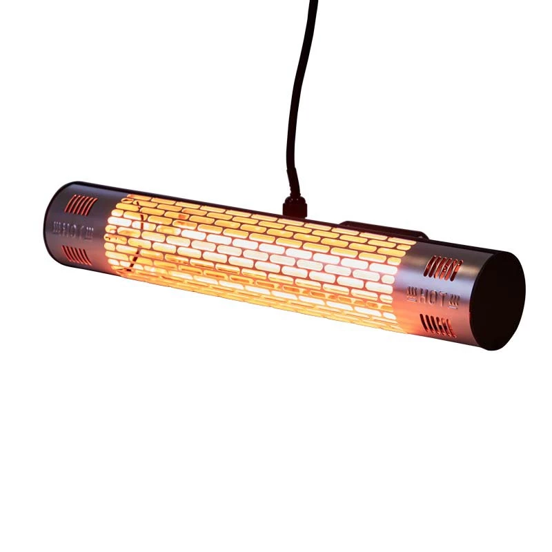 Terassvärmare väggmodell 1500 W, GT, svart Hortus | Etanolkamin-shop.se | Väggmonterad elektrisk terrassvärmare