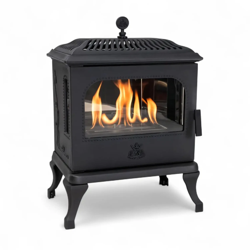 Victoria 85 - Fristående bioetanolkamin i gjutjärn