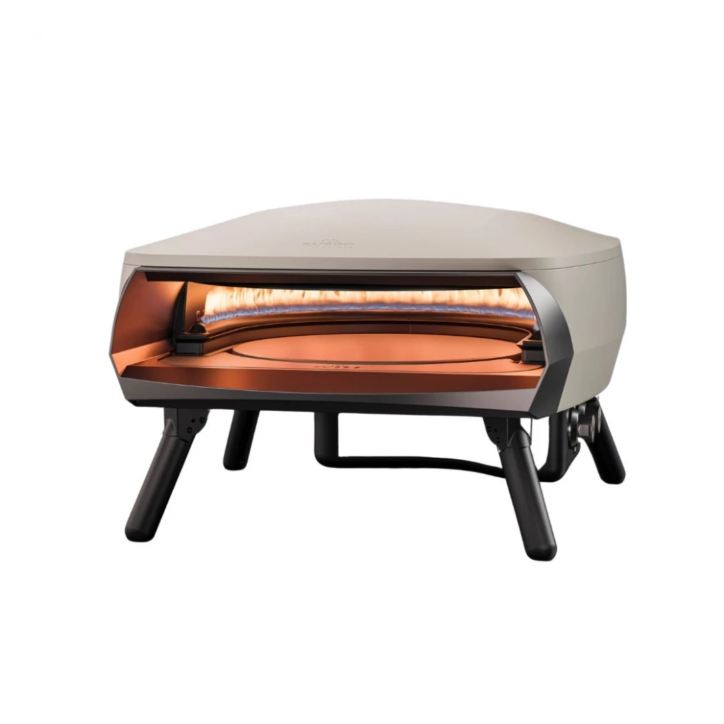 Roterande pizzaugn från Witt - Etna Rotante stenfärgad pizzaugn - innovativ köksutrustning i dansk design