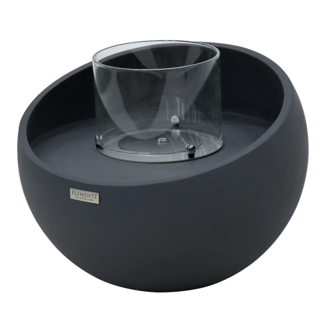 FIRENZE Bioetanol Eldskål - Skiffer Svart