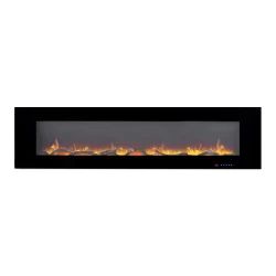 Azurite 182 cm - Väggmonterad elektrisk eldstad från ScandiFlames Electric