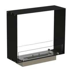 Foco Two 600 Slim  - Smal 2-sidad inbyggnads etanolkamin