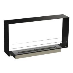 Foco Two 1000 Slim  - Smal 2-sidad inbyggnads etanolkamin