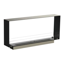 Foco Two 1200 Slim  - Smal 2-sidad inbyggnads etanolkamin