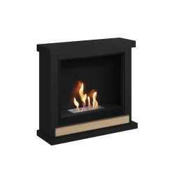 Skagen Svart Bioetanol Eldstad i Elegant Svart Design för Modern Inredning