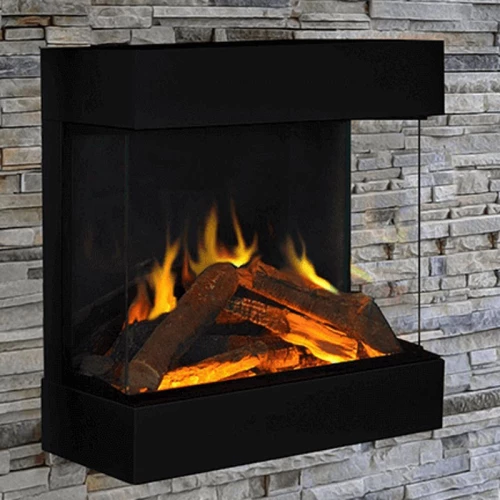 Evonic Fires Midori elkamin Midori Svart Elkamin - Evonic Fires LED-kamin