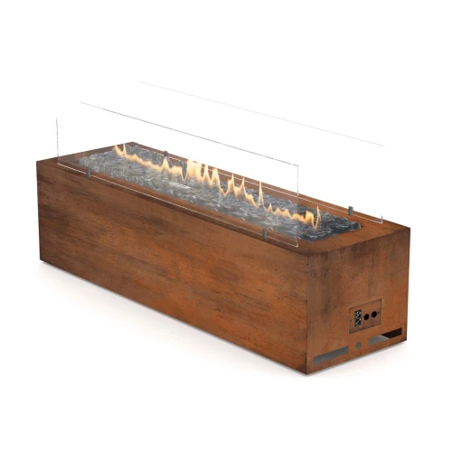 Galio Corten Automatisk Gaskamin Galio Corten Automatisk Gaskamin
