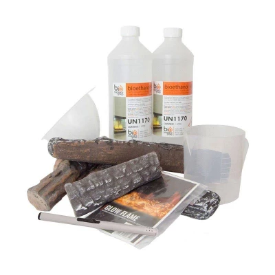 Dekorationspaket Dekoration/start-paket till etanolkamin