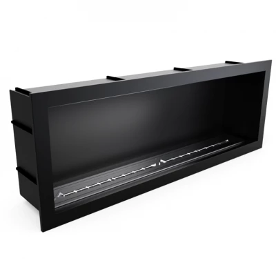 Stor elegant etnolkamin Slimline Firebox 1650 | Smal kamin Slimline Firebox 1650 Icon Fires