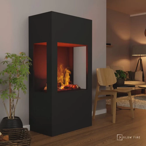 Böll Opti-myst kamin - Svart Böll Opti-myst kamin - Svart