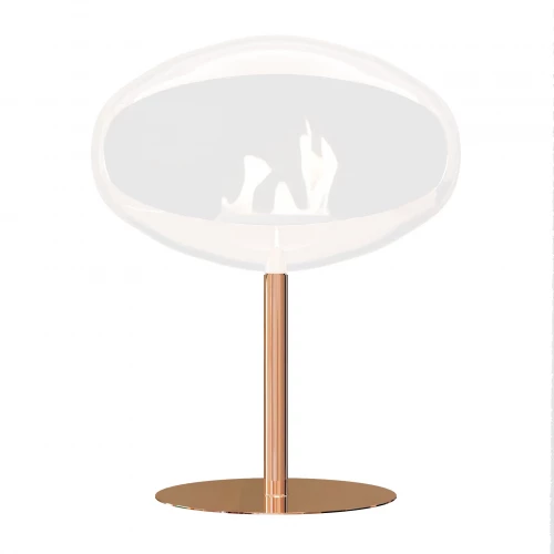 Piedestal för Cocoon Pedestal i polerat koppar Piedestal för Cocoon Pedestal i polerat koppar