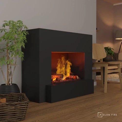 Hauptmann Opti-myst kamin- Svart Hauptmann Opti-myst kamin- Svart