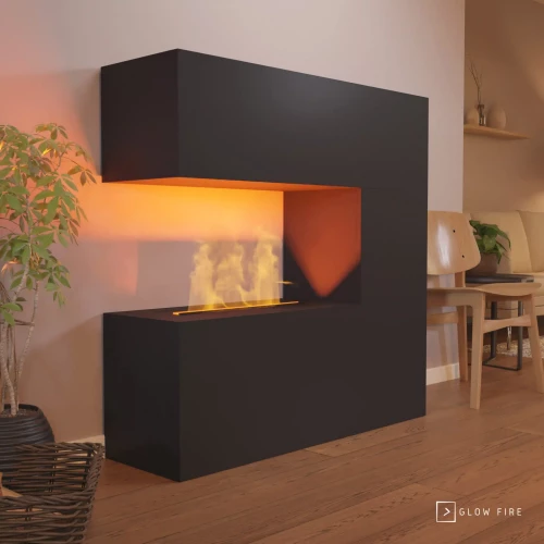 Schiller Opti-myst kamin - Svart Schiller Opti-myst kamin - Svart