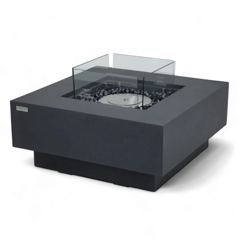 MANHATTAN Skiffer Svart Eldbord – 8.2 kW Bioetanolspis MANHATTAN Bioetanol Eldstad – Skiffer Svart