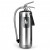 Brandsläckare i polerat stål från Nordic Flame 6 kg
