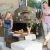 Futuro 2 Pizze Silver Svart - Hybriddriven pizzaugn från Alfa Forni