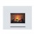 Vit elegant opti-myst kamin