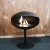 Cocoon Pedestal svart med svart fot