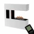 Schiller Pocket Opti-myst kamin - Vit