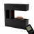 Schiller Pocket Opti-myst kamin - Svart
