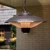 Sirius terrassevarmer lampe - Sort