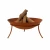 Eldfat i corten