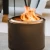 Bonfire + Stand 2.0 Rökfri eldstad i askfärg, för utomhusbruk