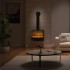 Safretti Magic-Fire Sogno vägghängd hybridkamin