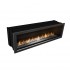 Slimline Firebox 1100 Icon Fires i borstat stål