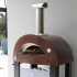 Alfa Forni Moderno 2 Pizze Röd - Hybriddriven Pizzaugn