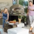 Futuro 2 Pizze Silver Svart - Hybriddriven pizzaugn från Alfa Forni