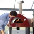 Moderno 2 Pizze Röd - Vedeldad pizzaugn från Alfa Forni 