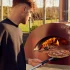 Moderno 2 Pizze Röd - Vedeldad pizzaugn från Alfa Forni 