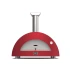 Moderno 3 Pizze Röd - Vedeldad pizzaugn från Alfa Forni
