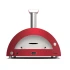 Moderno 5 Pizze Röd - Hybriddriven Pizzaugn från Alfa Forni