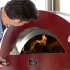 Moderno 3 Pizze Röd - Hybriddriven Pizzaugn från Alfa Forni