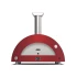 Moderno 3 Pizze Röd - Hybriddriven Pizzaugn från Alfa Forni