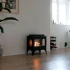 Atlanta Single Fristående Etanolkamin med galsdörr från ScandiFlame