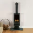 British Fires Bramshaw Pedestal – Fristående elektrisk kamin i vedspisdesign