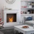 Fristående etanolkamin elegant och stilren design