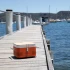 Kolgrill HBCUBEOEU Cube i orange med kompakt design