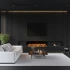 189,5 cm Inbyggd Elbrasa - Dimplex Ignite Ultra 74