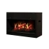 Dimplex Opti-V Single - 76 cm bred 1-sidig sluten öppen spis med Opti-V-teknik