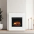 Dimplex Uniti Optiflame vit elektrisk öppen spis