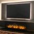 LED kamin till inbyggnad