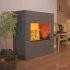 Goethe Opti-myst kamin - Grå