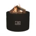 Cocoon Table Round Black