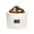 Cocoon Table Round i vitt